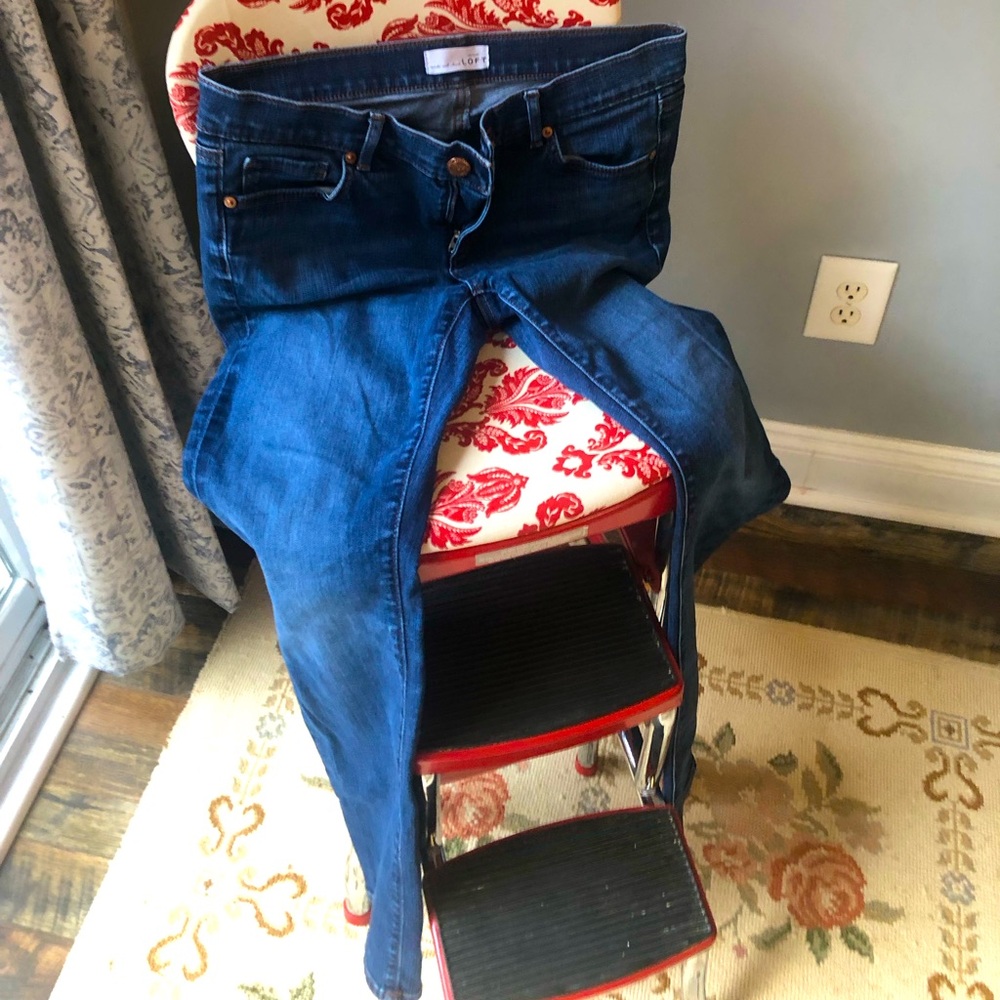 Loft 10P/30 modern straight jeans